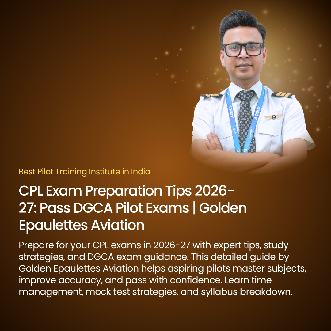 CPL Exam Preparation Tips 2026-27: Pass DGCA Pilot Exams | Golden Epaulettes Aviation